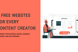 8 Free Websites that every Content Creator should know — Piotech INDIA