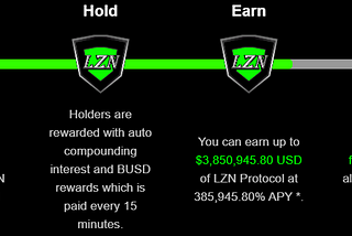 Luzion Protocol: 385,945.90% APY