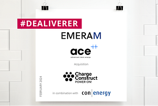 Energy transition ahead — Clean energy champions establish ace Group as one of the largest…