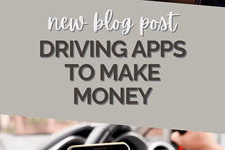 Driving Apps to Make Money
