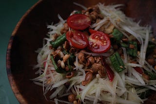 泰式涼拌青木瓜