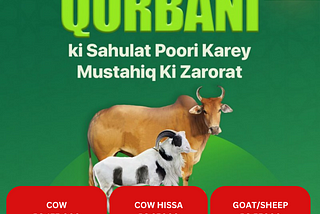 Qurbani Hissa 2024 Pakistan karachi