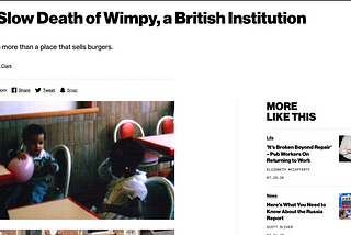 Wimpy Article Reviews