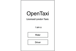 Building a Taxi app in the open — Part 1