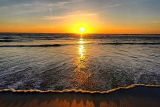 Sunset in Long Beach, Washington