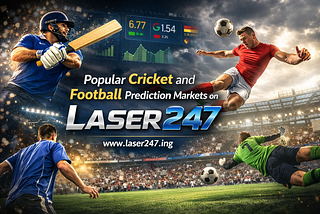 Popular Cricket and Football Prediction Markets on Laser247