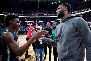 “Father vs. Son: The Ultimate Showdown in the NBA Finals: Lebron James vs. Bronny James Jr.”
