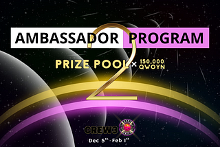Cosmic Horizon — Амбассадорская программа в Crew3, раунд 2.