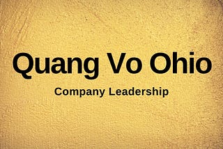 Quang Vo Ohio Business Leader —  Skills and Expertise