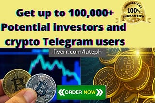 I will promote your crypto telegram link to targeted audience