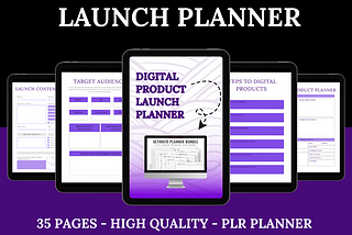 DIGITAL PRODUCT LAUNCH PLANNER: Unleashing Success in Your Product Launch