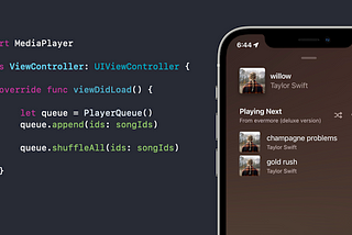 Using the System Music Player Queue in Swift