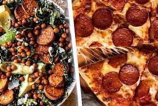 Pizza over a salad?