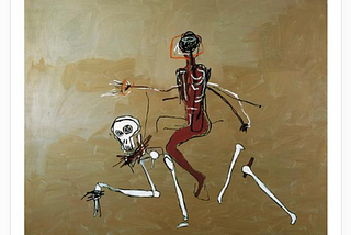 Riding With Death- Jean Michel Basquiat
