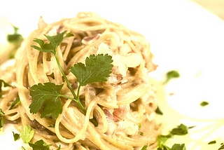 Main Dishes — Pasta Carbonara — Easy Carbonara Sauce