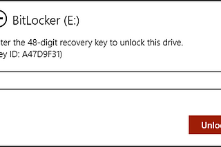 Bitlocker, Problem with Windows 10 Vs Windows 8