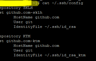 Multi SSH Key Github