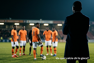 «Parlavo di calcio, non di persone». Ma quel calcio chi lo gioca?