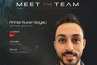 Meet The Team: Ahmet Ruken Boyacı, Software Developer