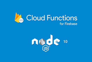 Cloud Functions for Firebase and Node.js logos