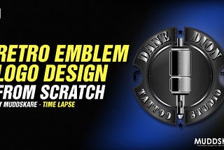 Retro Logo Design from Scratch by Muddskare — Time Lapse