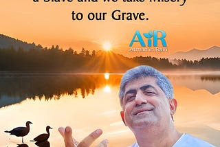 This is a daily quote by air atman in ravi with a sunset in background with the quote saying explaining about topic success and happiness spiritualreading-spiritualawakening-spiritualretreats spiritual leader -spiritualwarfare