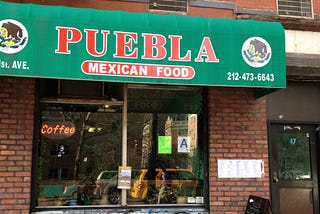 Stage 4 of your “Mexican food in NYC” experience