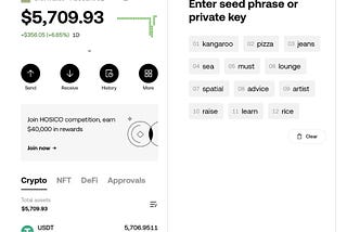 Gift payment 5700 USDT Blockchain Trc20 for you u can use ( Okx walllet — Safepal wallet -Tron…