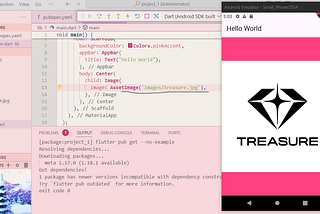 Scaffolding and Work with Assets in Flutter