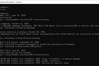 Cuckoo Configuration