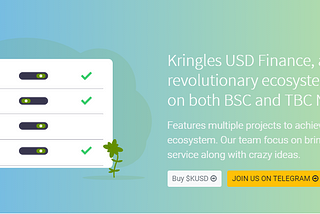 How to Migrate Kringle from (TBC009) Wallet to $KUSD on (Binance Smart Chain).