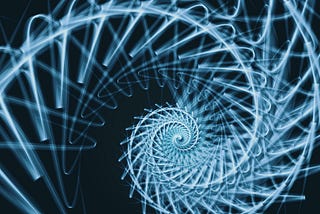 Blue Spiral Image