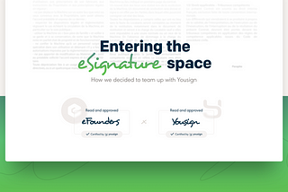 5 Years Later, We’re Entering the eSignature Space