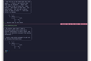 — Terminal Scrollback Markers —