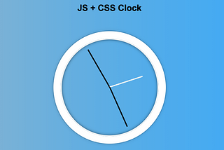 JS30 Challenge Day 2 — JS+CSS Clock