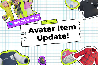 ✨WITCHWORLD Update: New Avatar Gear Items Now Available✨