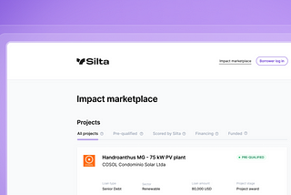 Explore the Silta Impact Marketplace — V1 now released!