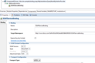 retrieve Concrete WSDl in TIBCO BW6