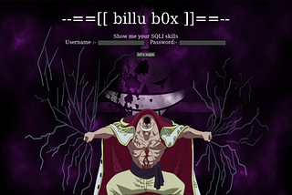 billu: b0x — Vulnhub