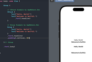 Group vs. VStack in SwiftUI: Key Differences and Use Cases