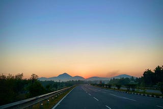 Sunrise at Krishnagiri