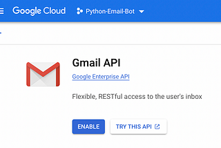 Python Email-Bot with GCP and Gmail API