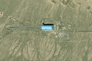 Facility near Bosten Lake, Xinjiang China — Possibly Airship Hangar