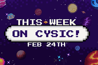 🛸 This week on Cysic 🛸