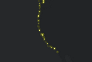 Map: West Coast Lighthouses