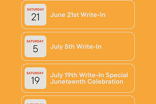 GFC & Refresh Summer 2025 Write-In Season Starts June 7th