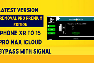 IRemoval Pro Premium Edition 2.3 Bypass Ios 17