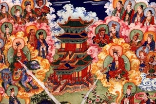 善財童子 拜彌勒菩薩