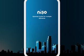 NiṢO- A logistics planning App UI Case