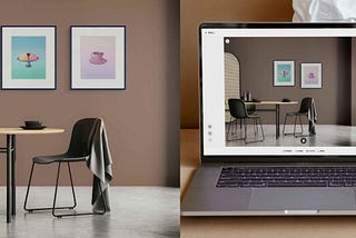 How wall art visualizers help artists sell more work online